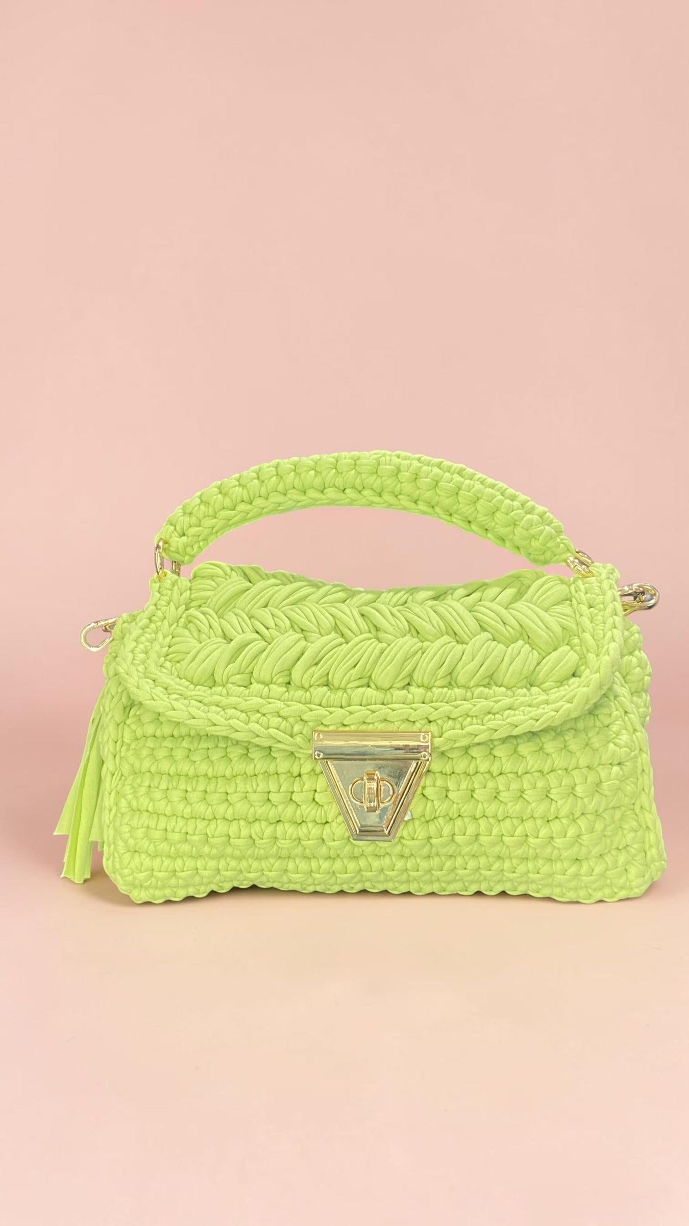 Borsa a mano Lime🍋‍🟩🍵