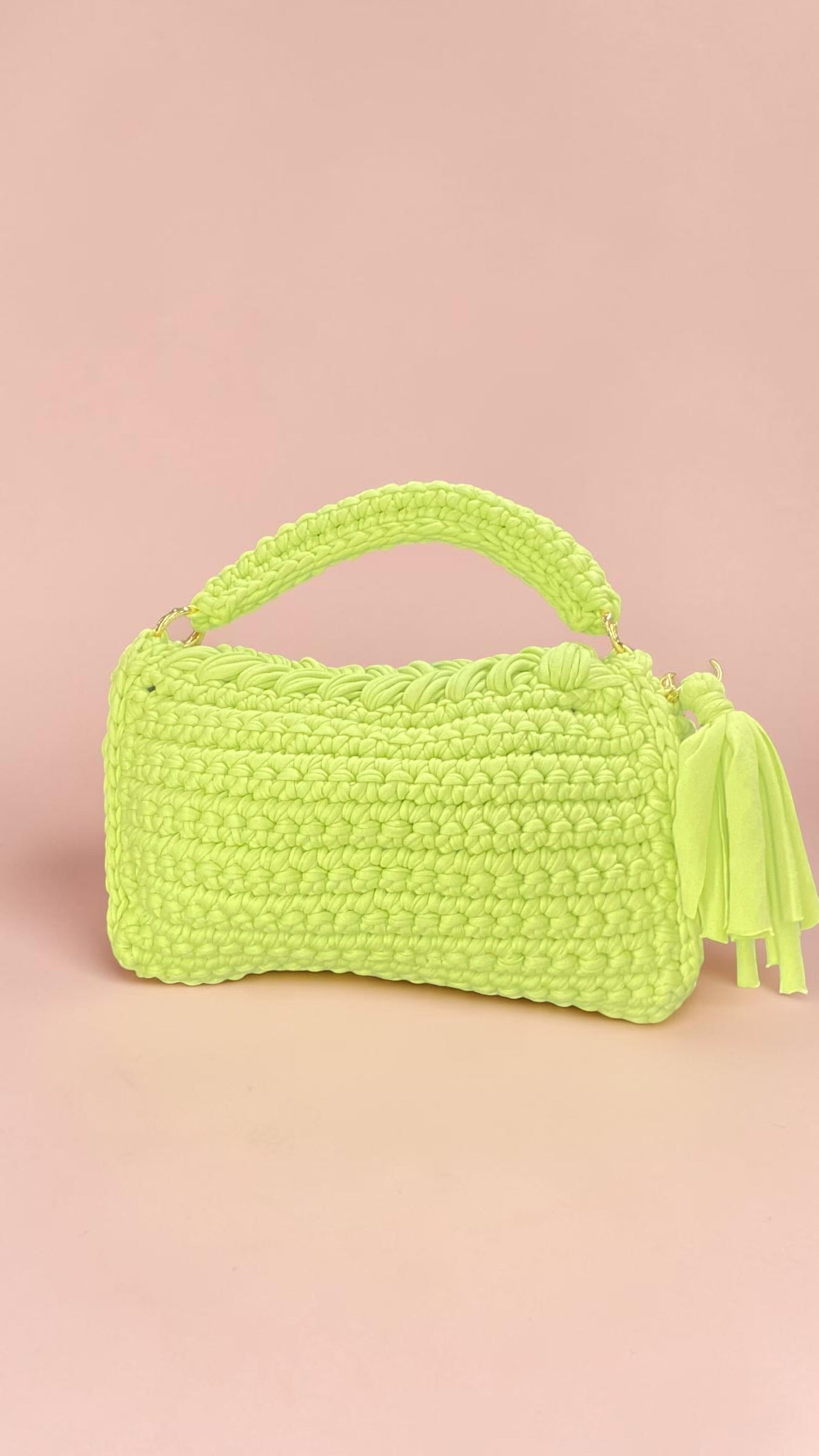 Borsa a mano Lime🍋‍🟩🍵