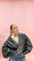 Bomber in pelle