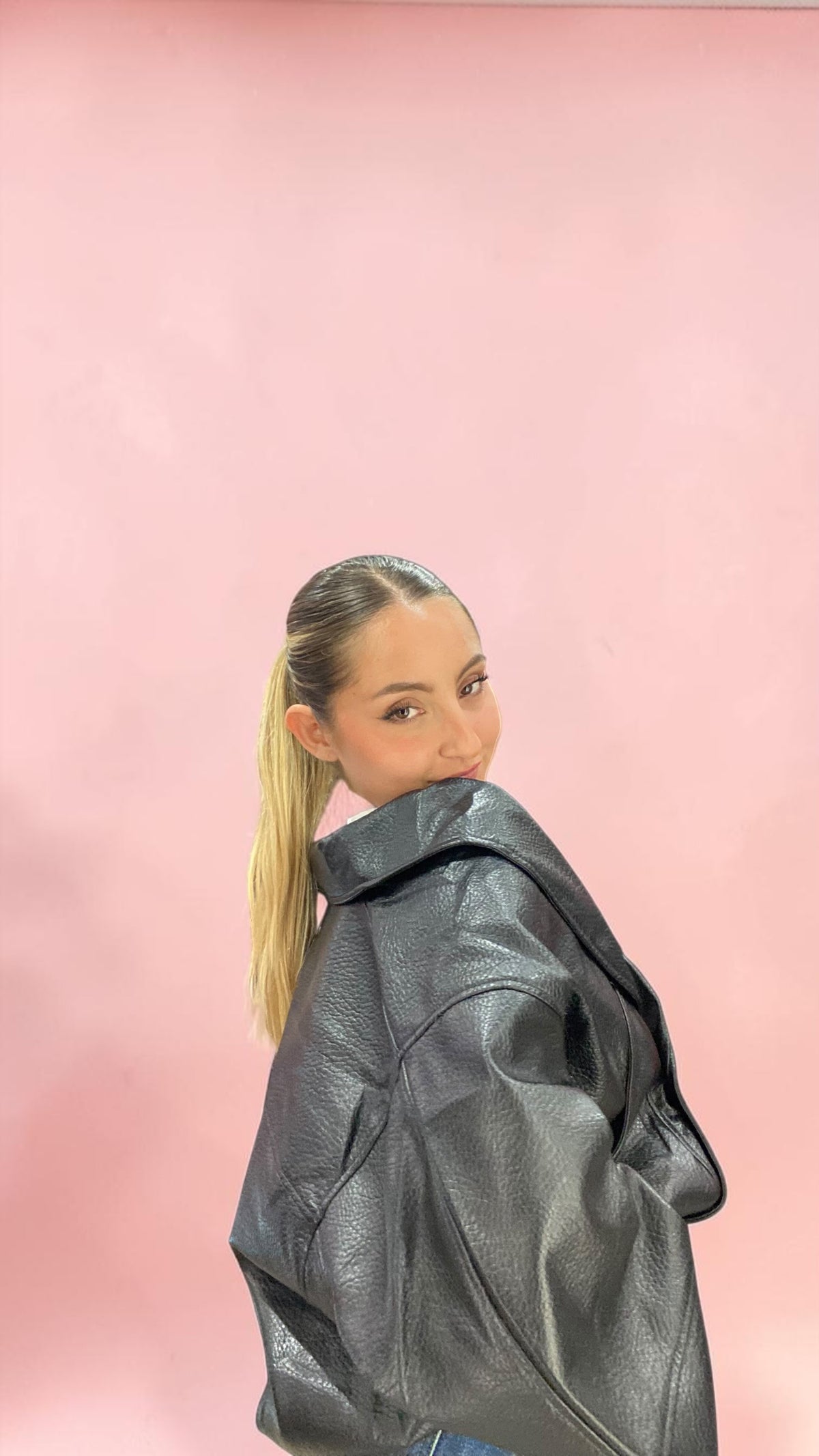 Bomber in pelle