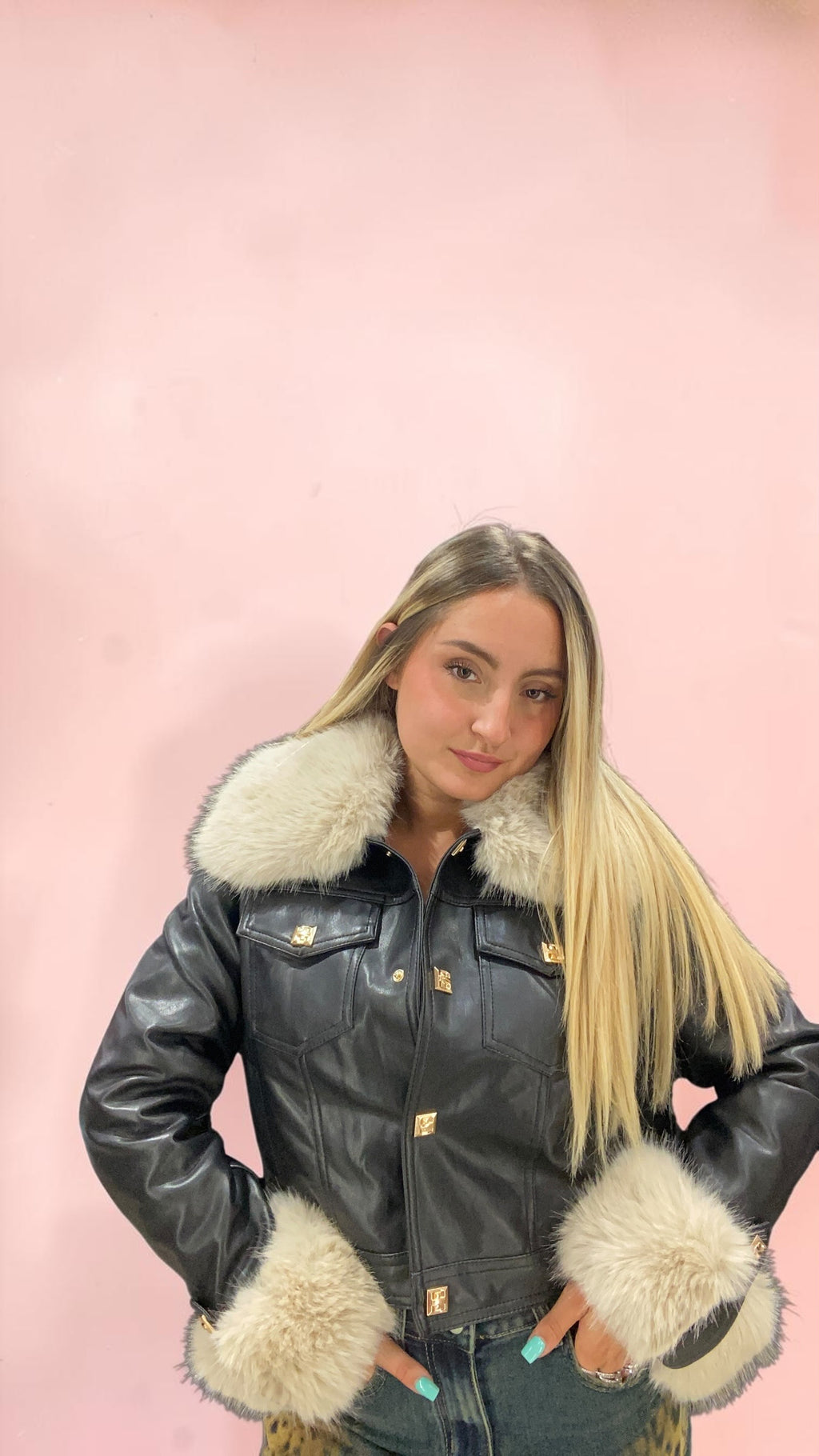 Giacca pelo corta