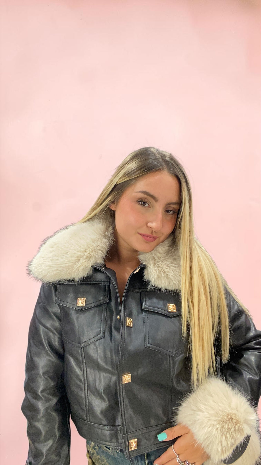Giacca pelo corta