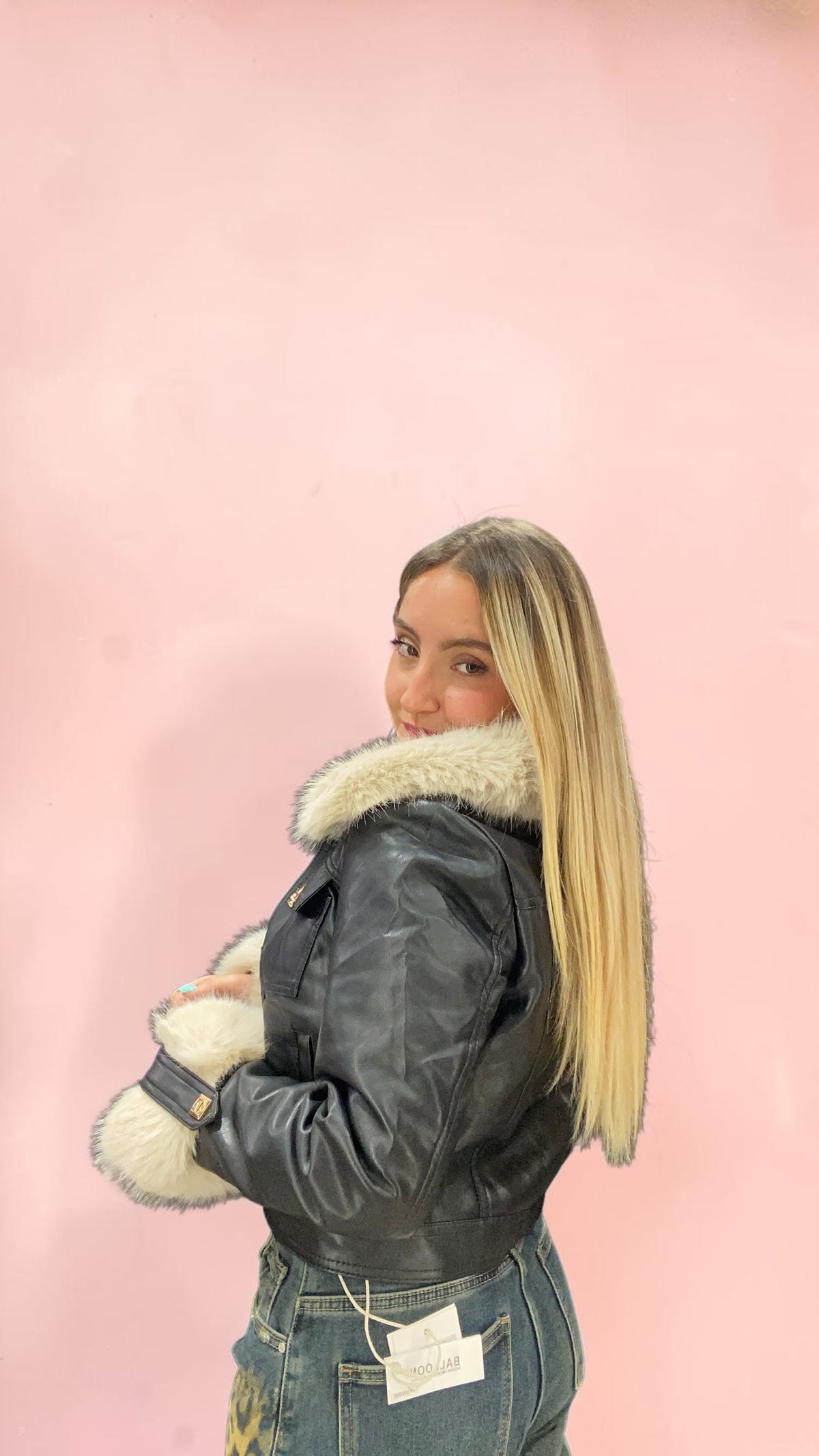 Giacca pelo corta