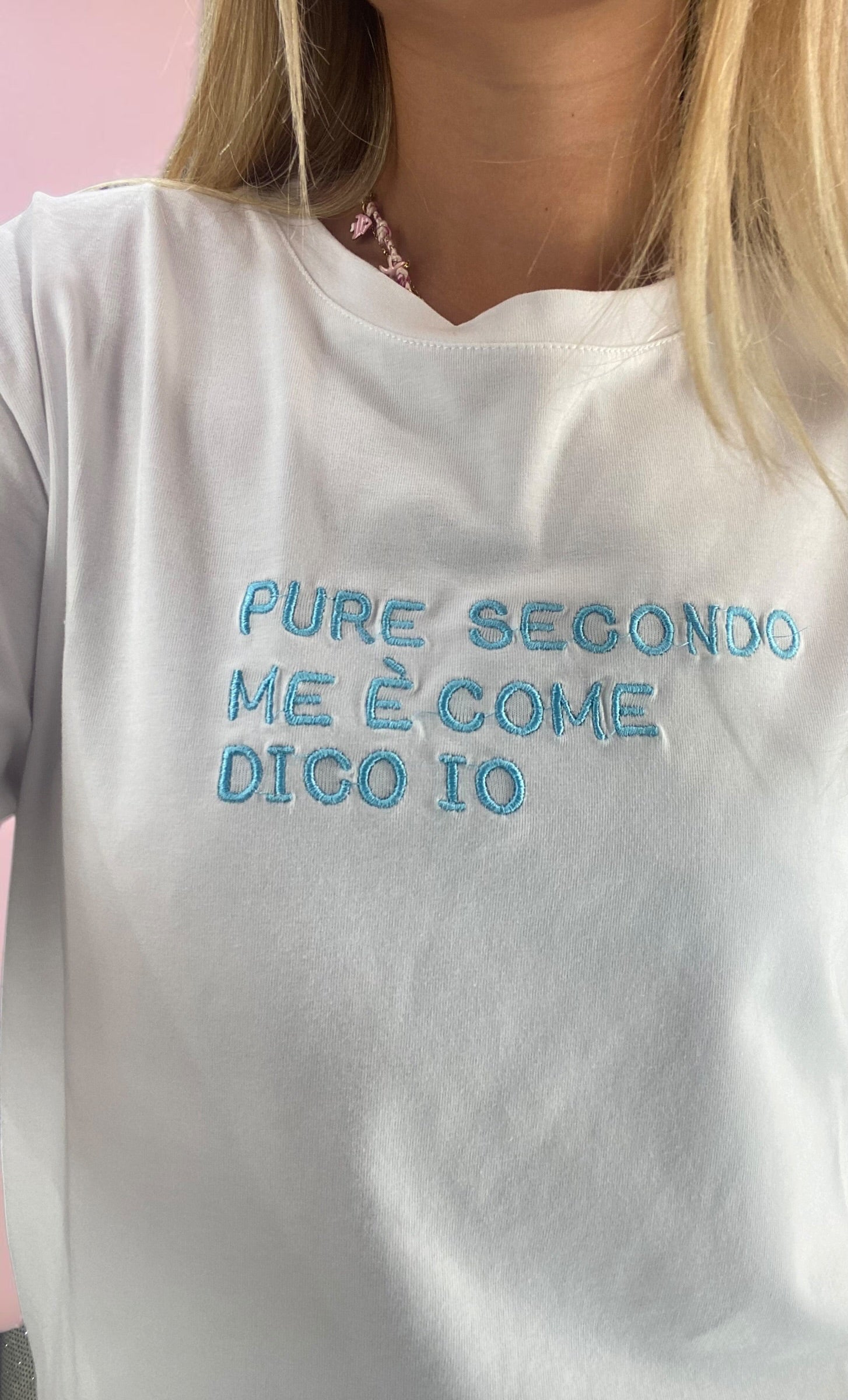 Maglia “pure secondo me è come dico io” 🦋