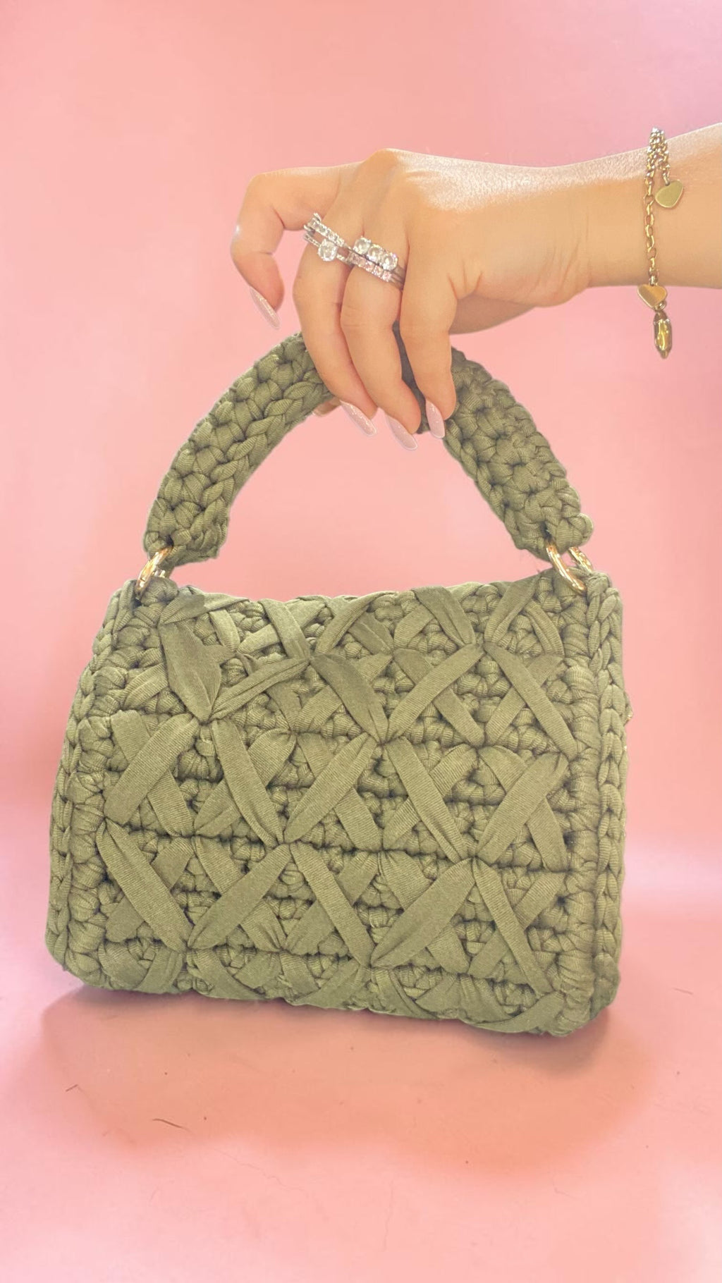 Borsa uncinetto 🧶🤍