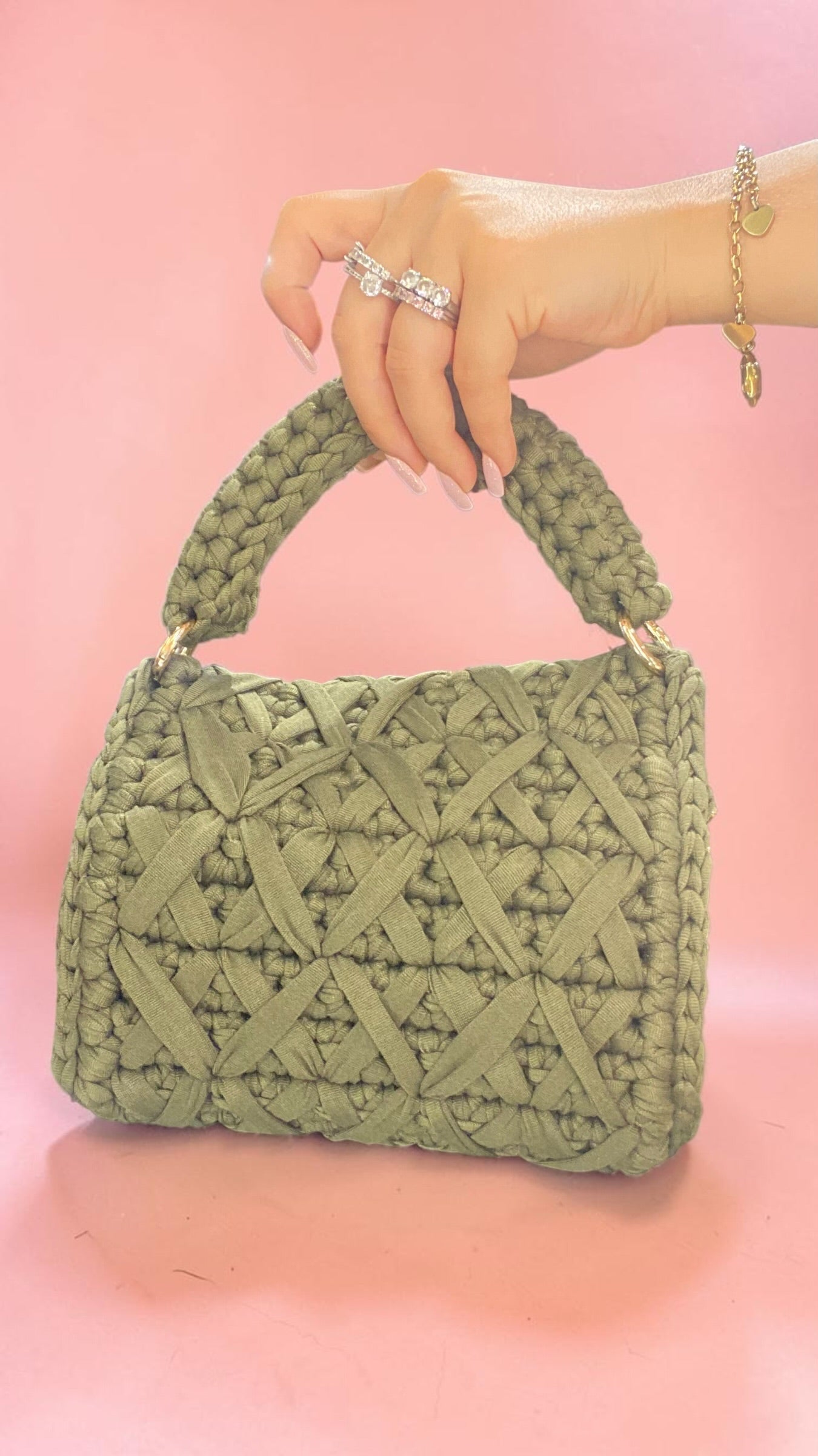 Borsa uncinetto 🧶🤍