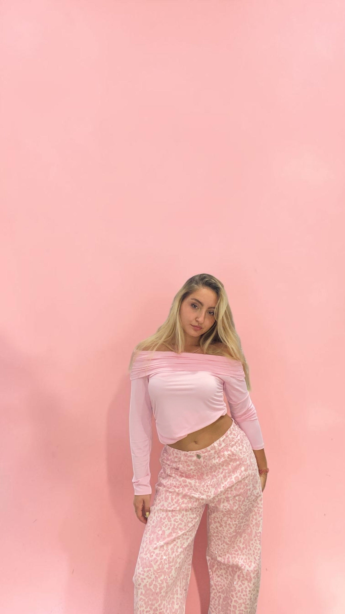 Jeans pink leopard🐆🎀