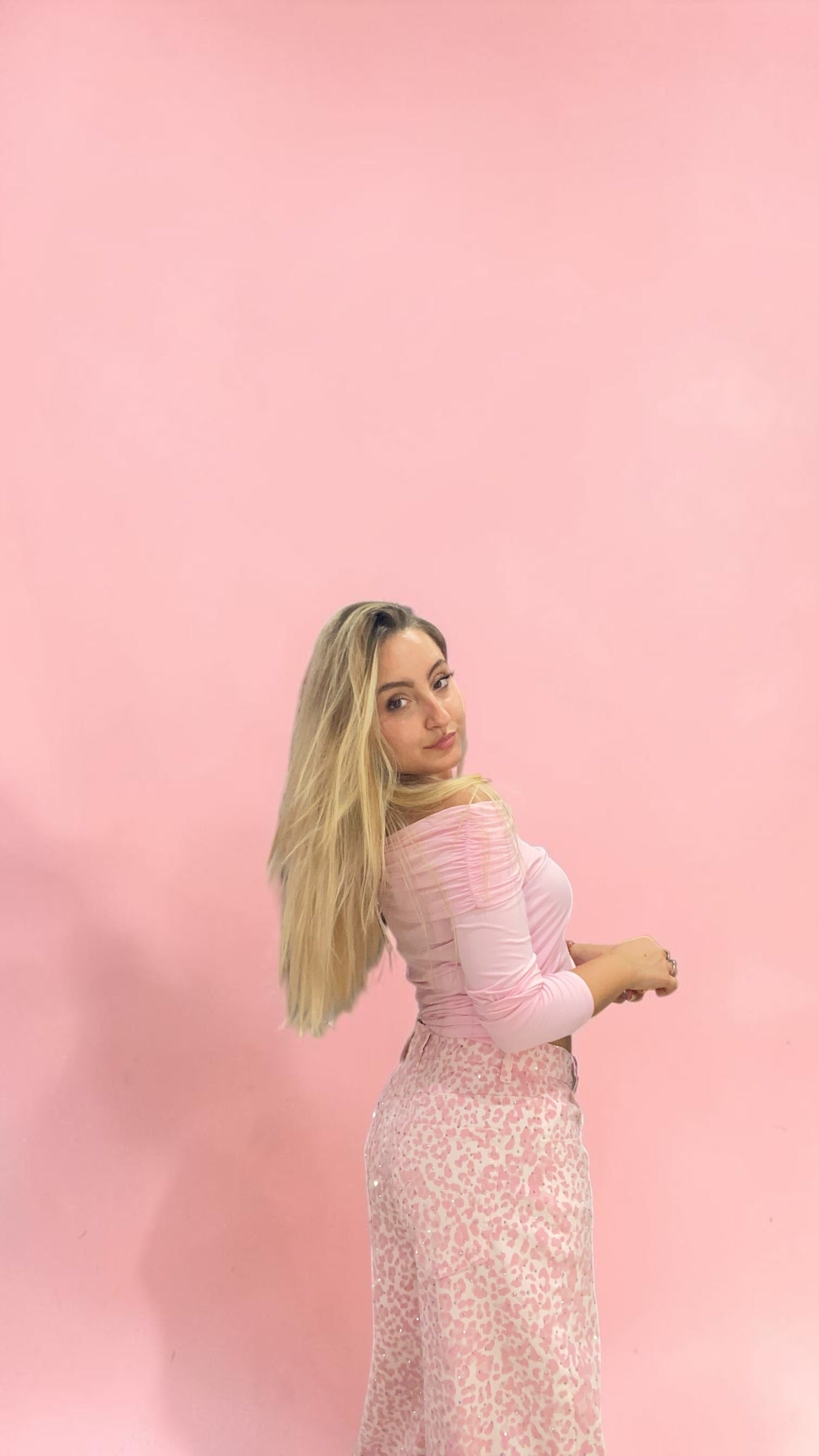 Jeans pink leopard🐆🎀