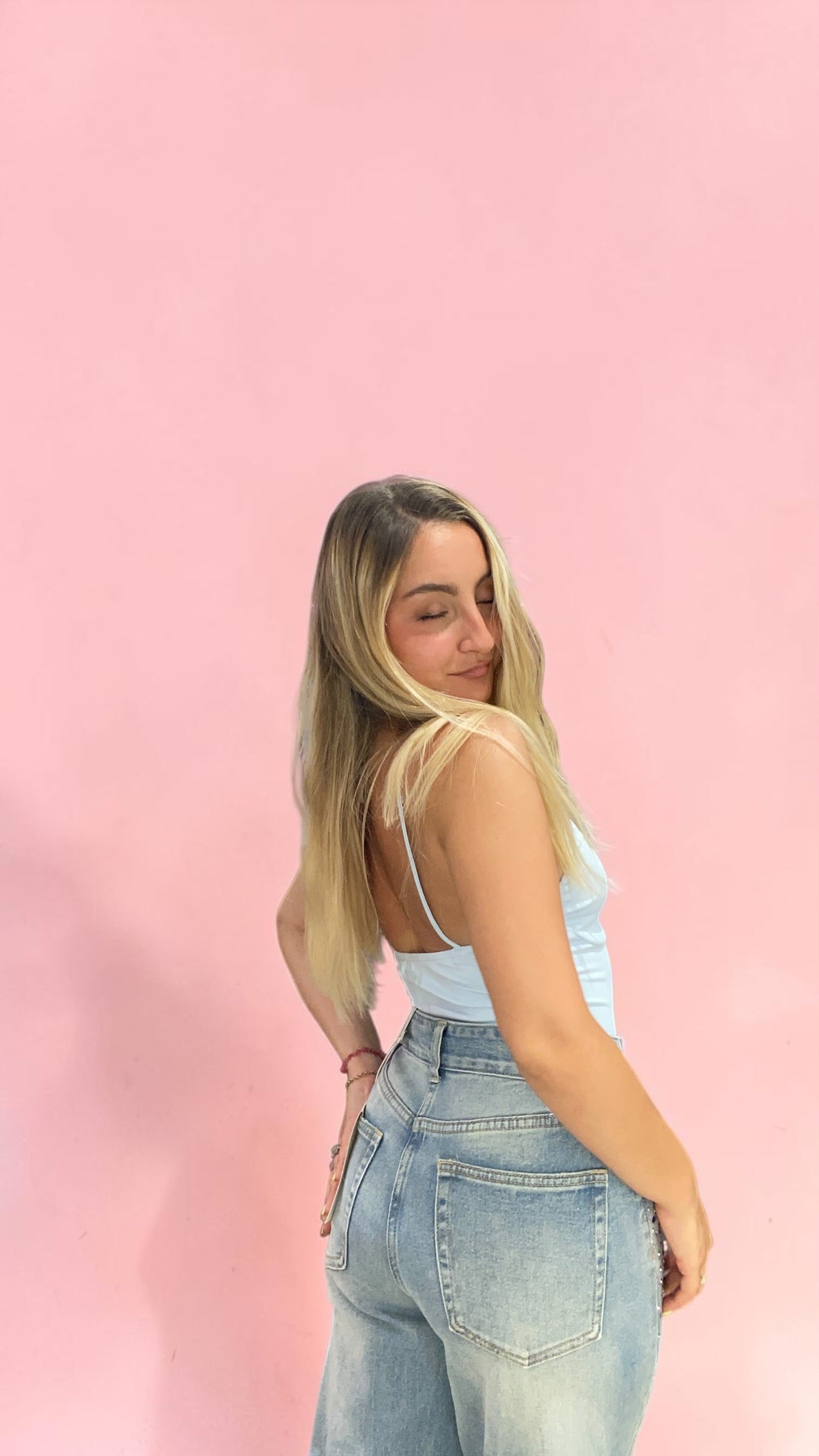 Jeans party strass 🦋✨