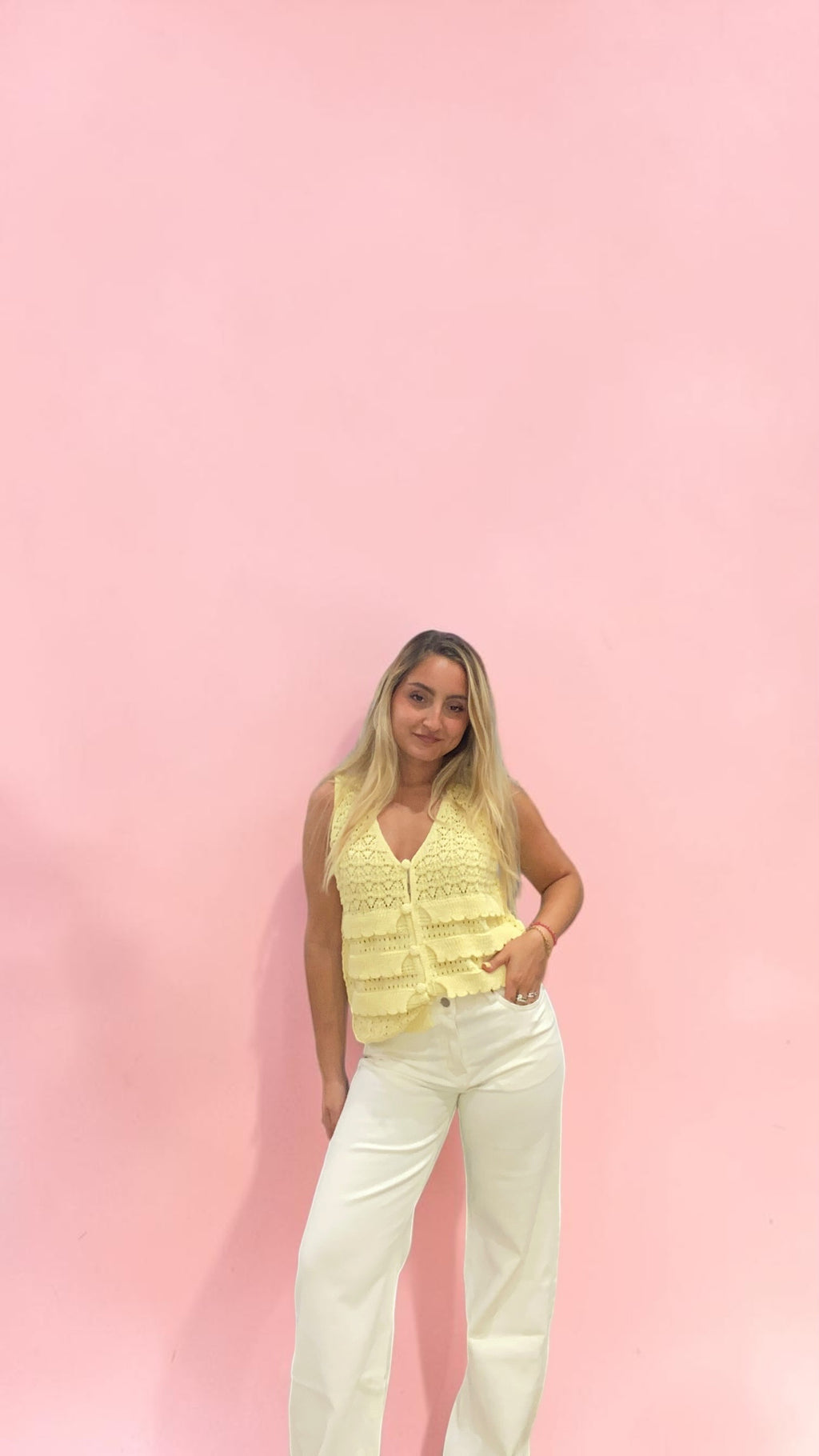 Jeans bianco  🕊️