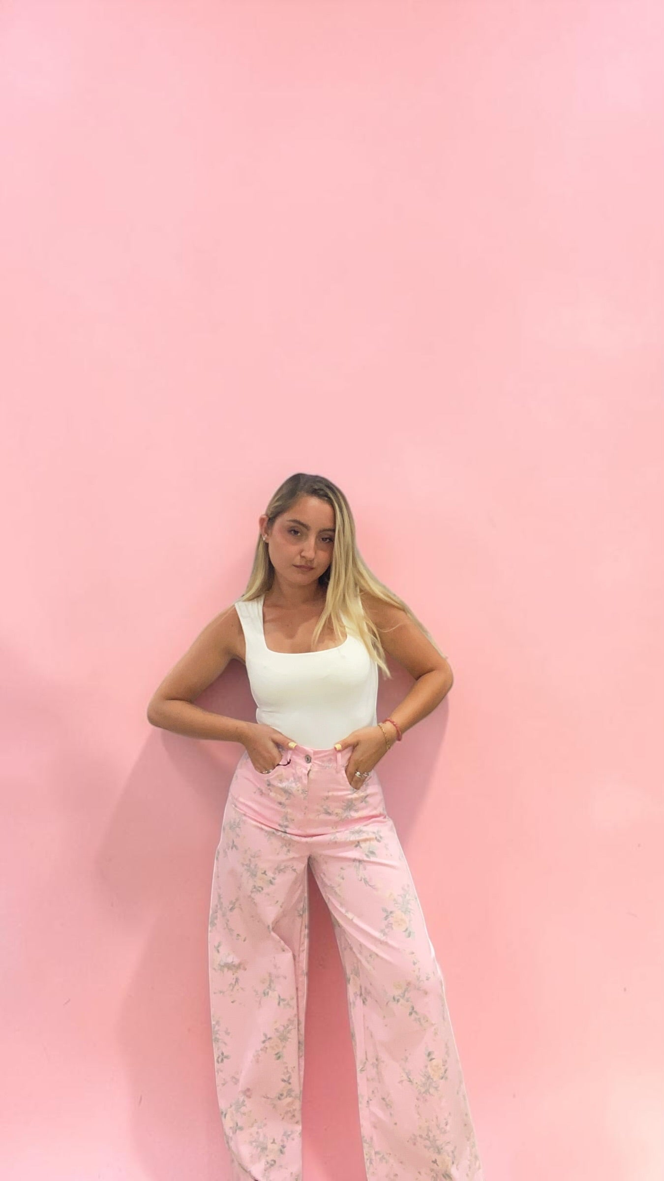 Jeans fiorato🌸🪷